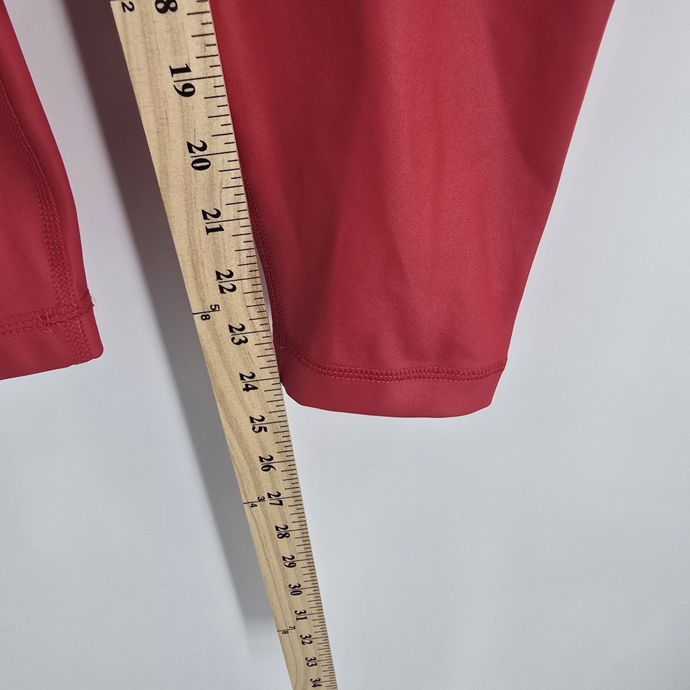 NWT 90 Degree By Reflex Leggins Womens XL Scorpio Red Straight Leg New - Picture 6 of 8